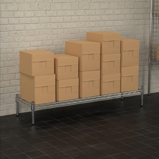 Heavy-Duty Wire Dunnage Rack – Industrial-Grade Elevated Storage Solution