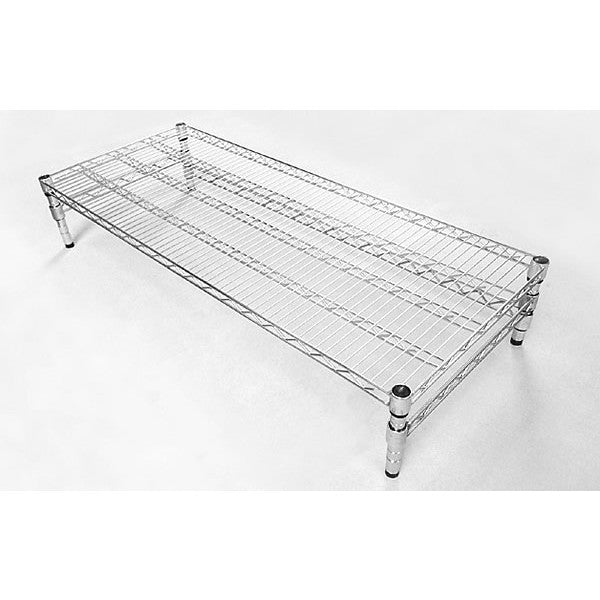 Heavy-Duty Wire Dunnage Rack – Industrial-Grade Elevated Storage Solution